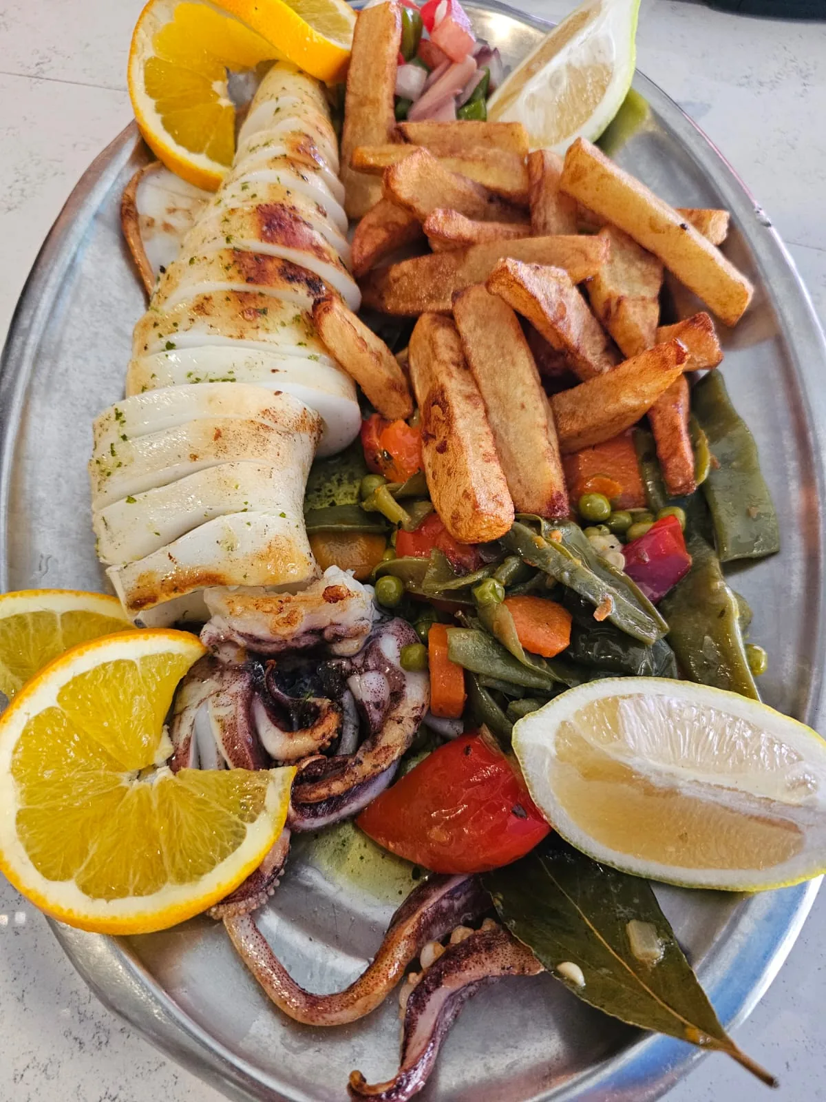 Calamar a la plancha