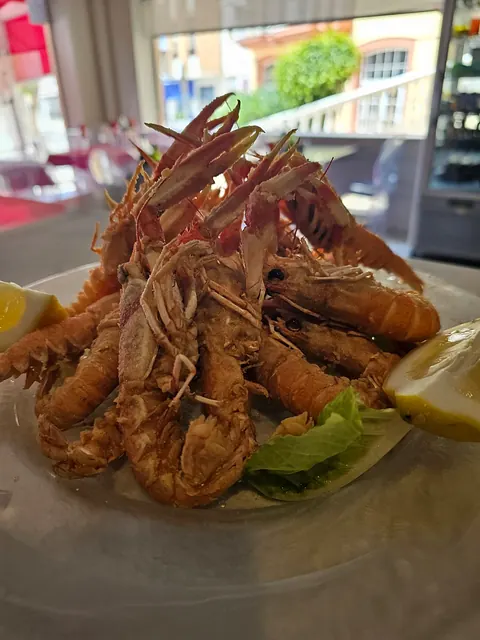 Langostinos fritos