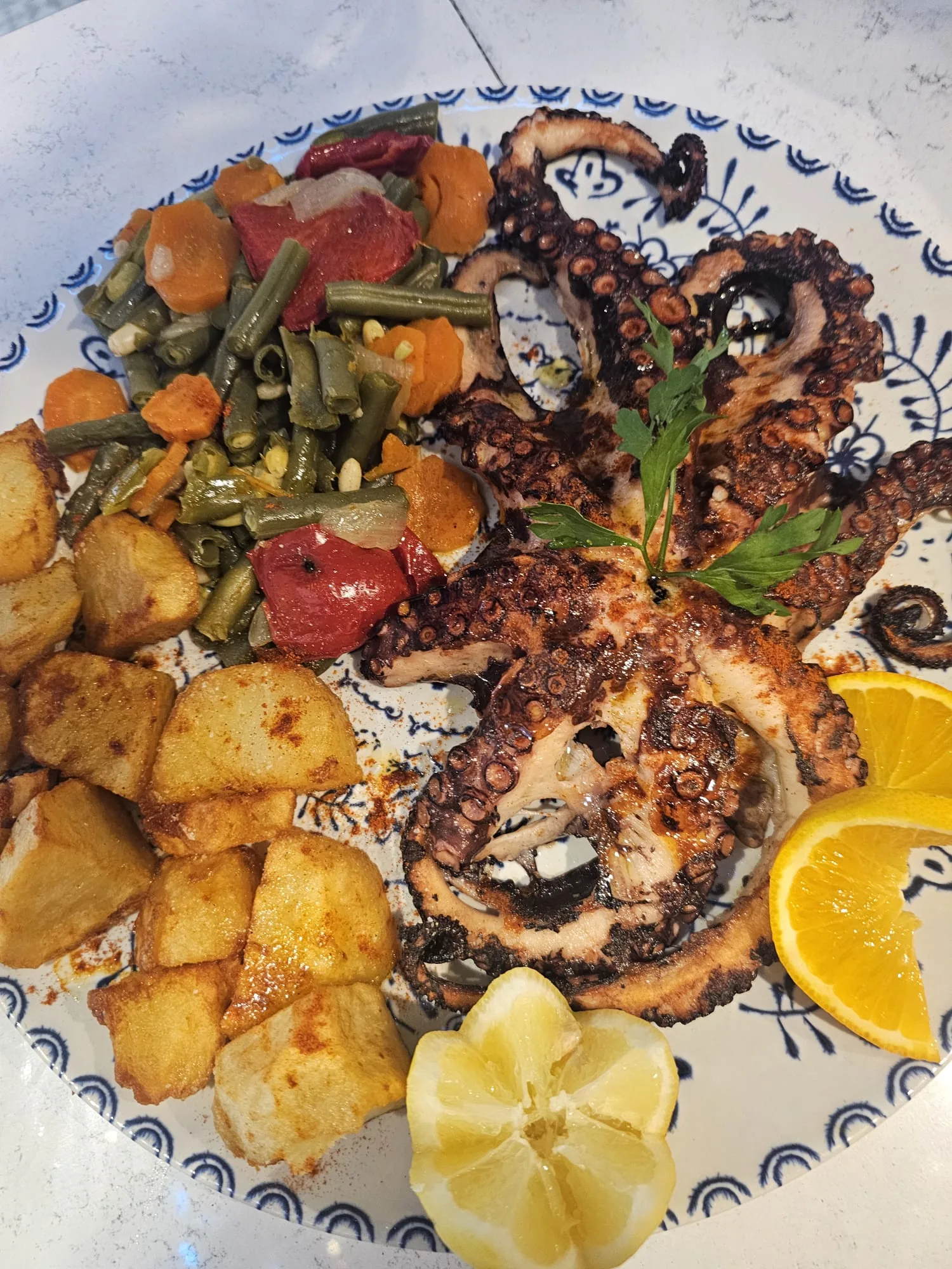 Pulpo a la parrilla